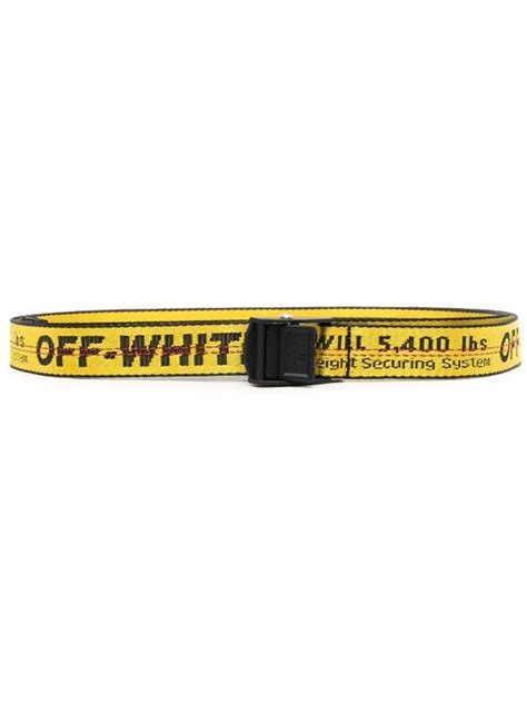 fauuse ceinture off white noire imitation